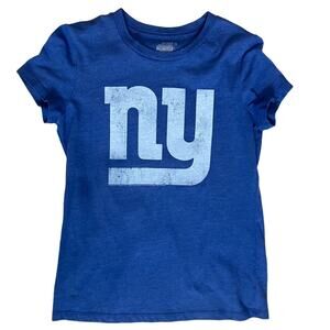 Old Navy Blue NY Size S Short Sleeve Tee with Graphic Design